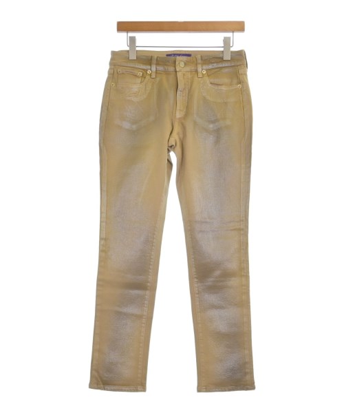 RALPH LAUREN PURPLE LABEL ラルフローレンパープルレーベル パンツ（その他） レディース 27(M位) ベージュ(ラメ) 【中古】【古着】