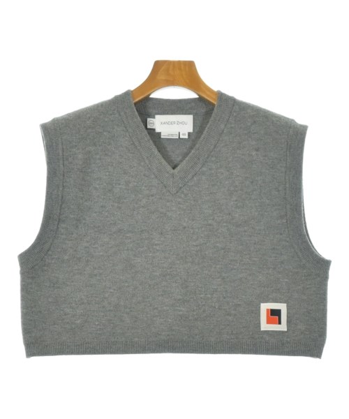 XANDER ZHOU ザンダーゾウ ベスト メンズ 48(L位) グレー 【中古】【古着】 17,094円