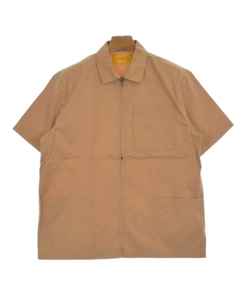 union ユニオン カジュアルシャツ メンズ 2(M位) 茶系 【中古】【古着】
