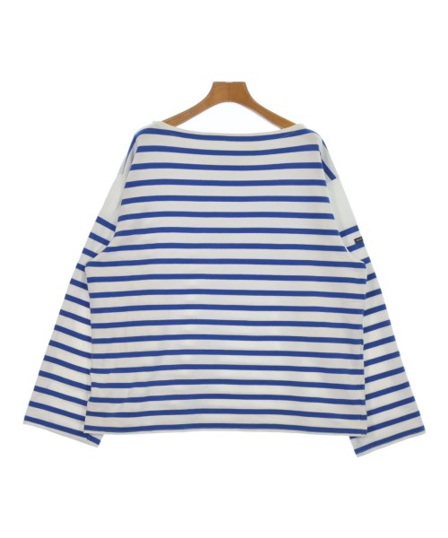 OUTIL ウティ Tシャツ・カットソー メンズ 0(XS位) 青x白(ボーダー) 【中古】【古着】