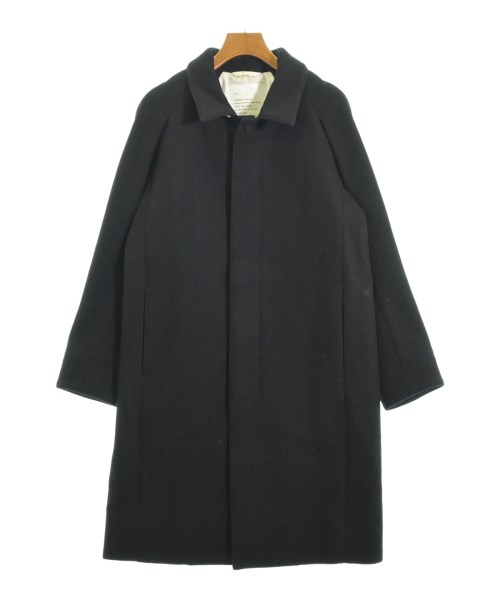 OVERCOAT オーバーコート ステンカラーコート レディース 0(XS位) 黒 【中古】【古着】