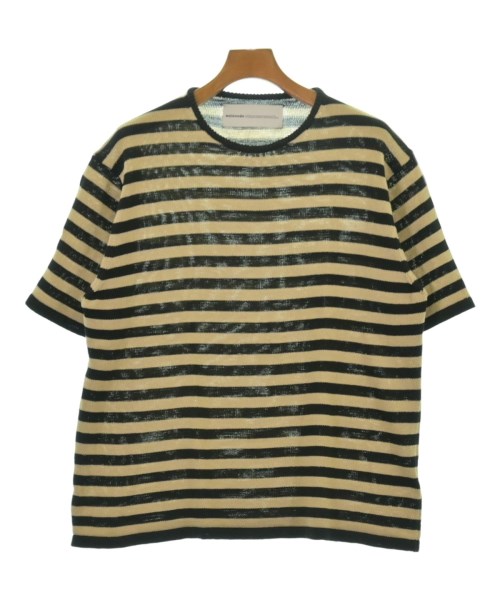 walenode ウェルノード ニット・セーター メンズ 2(M位) ベージュ系x黒(ボーダー) 【中古】【古着】