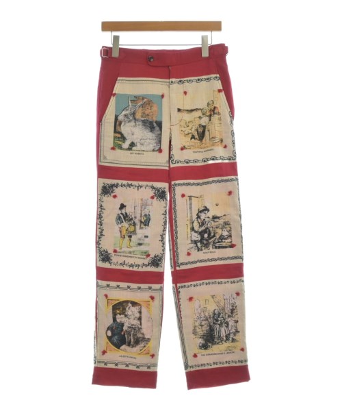BODE ボーディパンツ（余分の物） レディース 26(M位) 赤xベージュx水色等(総柄)【中古】【古着】