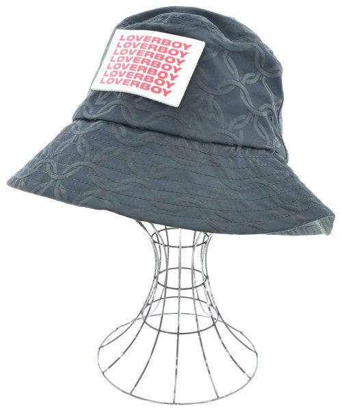CHARLES JEFFREY LOVERBOY チャールズジェフリーラバーボーイ ハット メンズ M 黒(総柄) 【中古】【古着】