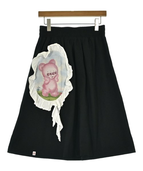 CHARLES JEFFREY LOVERBOY チャールズジェフリーラバーボーイ ロング・マキシ丈スカート レディース S 黒 【中古】【古着】