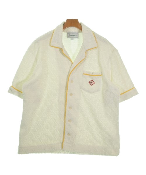 CASABLANCA カサブランカ カジュアルシャツ メンズ L 白 【中古】【古着】
