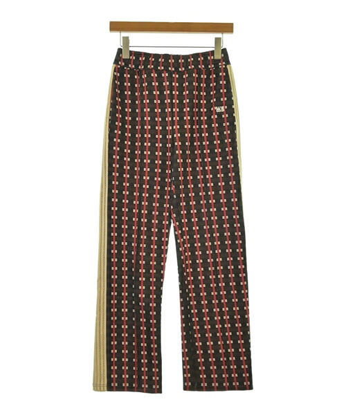 WALES BONNER ウェールズボナー パンツ（その他） メンズ XS 茶x黒x赤等(総柄) 【中古】【古着】