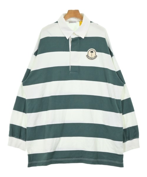 MONCLER GENIUS モンクレールジーニアスTシャツ・カットソー メンズ M 緑x白(ボーダー)【中古】【古着】｜RAGTAG（ブランド古着のラグタグ）