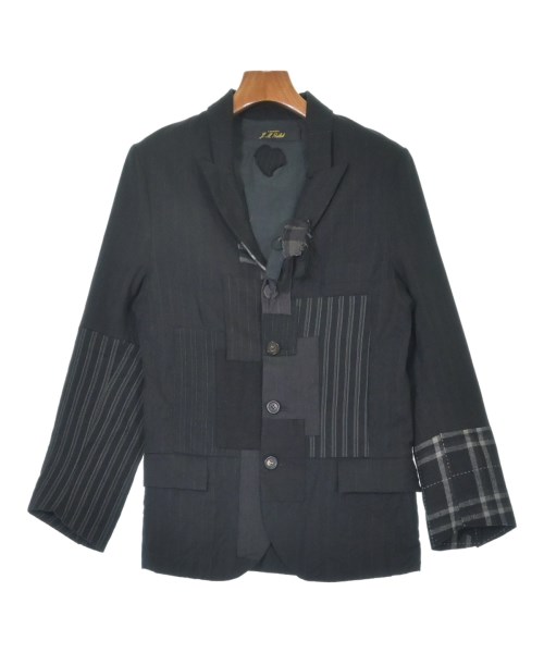 ARCHIVIO J.M. RIBOT アーキビオジェイエムリボット テーラードジャケット メンズ -(M位) 黒x白(ストライプ) 【中古】【古着】