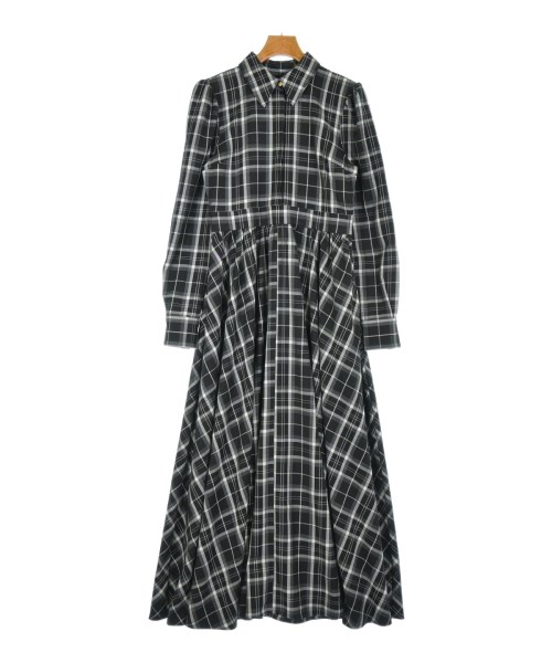 SEVEN TEN by MIHO KAWAHITO セブン テン バイ ミホ カワヒトワンピース レディース M 黒x白(チェック)【中古】【古着】｜RAGTAG（ブランド古着のラグタグ）