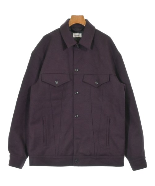 Lownn 貸し付け金上衣（余分の物） レディース 46(XXL位) 紫【中古】【古着】 レディースファッション-コート・ジャケット
