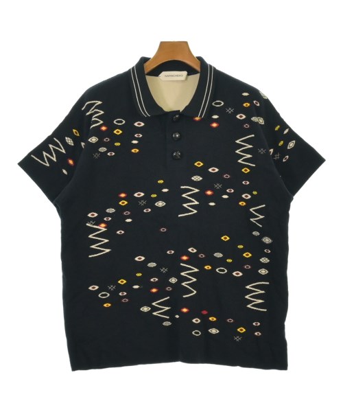 NAMACHEKO ナマチェコ ニット・セーター メンズ M 紺x白x赤等(総柄) 【中古】【古着】