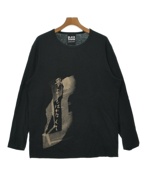 BLACK scandal yohji yamamoto ブラックスキャンダルヨウジヤマモト Tシャツ・カットソー メンズ 3(M位) 黒 【中古】【古着】