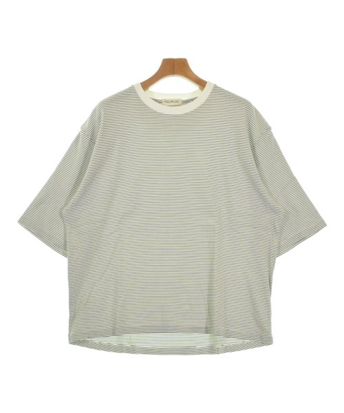POLYPLOID ポリプロイド Tシャツ・カットソー メンズ 3(L位) 白x黒(ボーダー) 【中古】【古着】