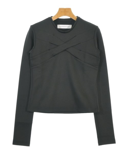 CORNERSTONE 端っこ石ころティーシャツ・カットソー レディース 38(M位) 黒【中古】【古着】