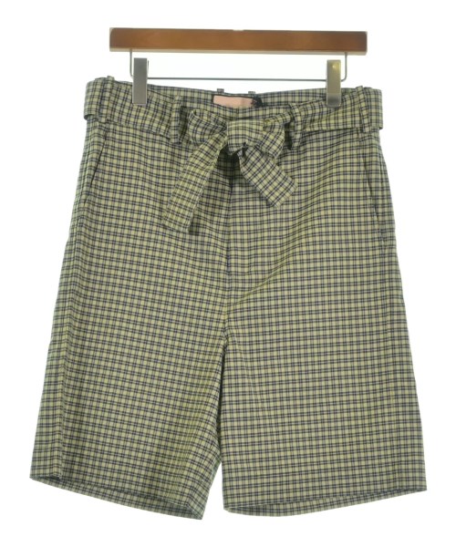 PLAN C プランシー ショートパンツ レディース 38(S位) 緑x紺x黒(チェック) 【中古】【古着】