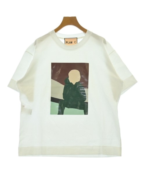 PLAN C プランシー Tシャツ・カットソー レディース L 白 【中古】【古着】