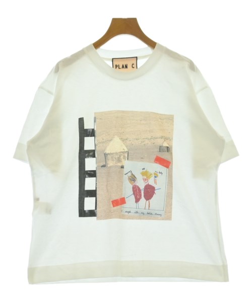 PLAN C プランシー Tシャツ・カットソー レディース M 白 【中古】【古着】