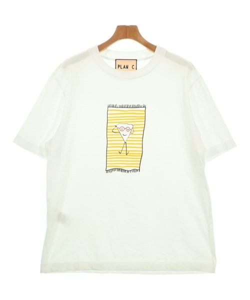 PLAN C プランシーティーシャツ・カットソー レディース L 白【中古】【古着】 レディースファッション-トップス-Tシャツ・カットソー