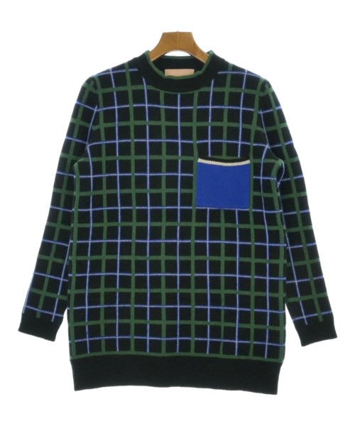 PLAN C プランシーニット・セーター メンズ 40(M位) 黒x緑x青【中古】【古着】|RAGTAG(ブランド古着のラグタグ)