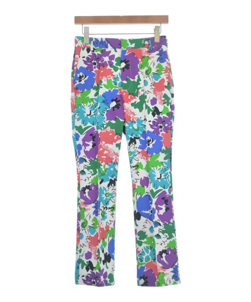 PLAN C プランシー パンツ（その他） レディース -(M位) 白x青x緑等(花柄) 【中古】【古着】