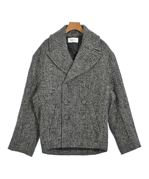 Estella.K エステラケー ピーコート レディース F 黒x白 【中古】【古着】