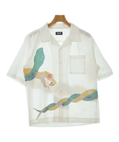FAF フェイクアスフラワーズ カジュアルシャツ メンズ XL 白 【中古】【古着】