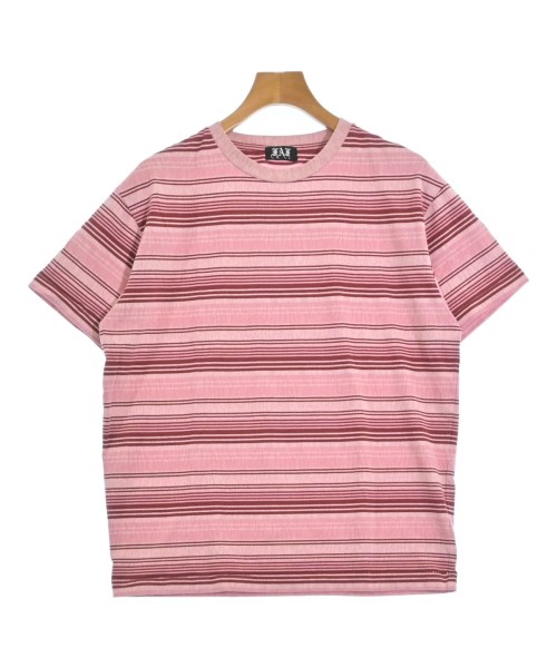 FAF フェイクアスフラワーズティーシャツ・カットソー メンズ L サクラ色x赤x白(間借り人)【中古】【古着】