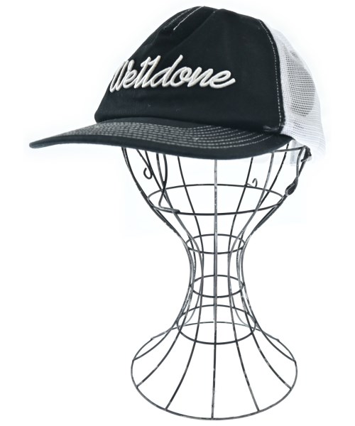 We11done ウェルダン キャップ メンズ ONE 黒x白 【中古】【古着】