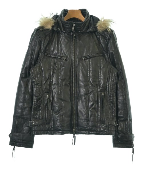 Liugoo Leathers リューグーレザーズブルゾン メンズ L 黒【中古】【古着】