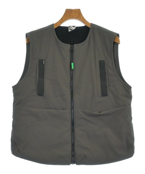GR10K ジーアールテンケー ダウンジャケット/ダウンベスト メンズ M カーキ系 【中古】【古着】