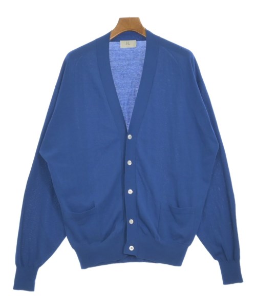 HERILL ヘリルカーディガン メンズ 3(L位) 青【中古】【古着】