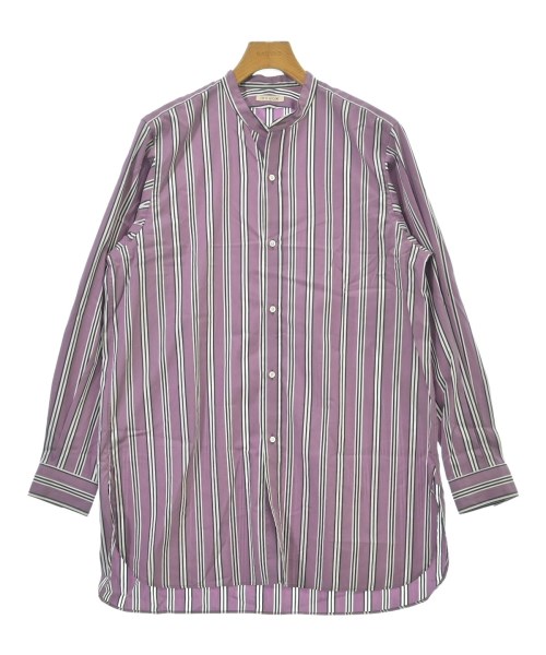 楽天市場】HEUGN ユーゲン 日本製 Rob ストライプバンドカラーシャツ