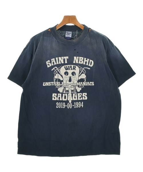 SAINT MICHAEL 仙マイケルプルオーバー・カットソー メンズ M 紺【中古】【古着】