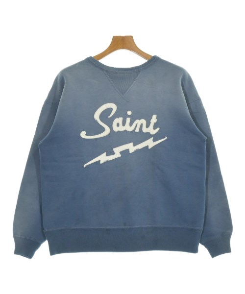 SAINT MICHAEL セントマイケルスウェット メンズ M 青【中古】【古着】