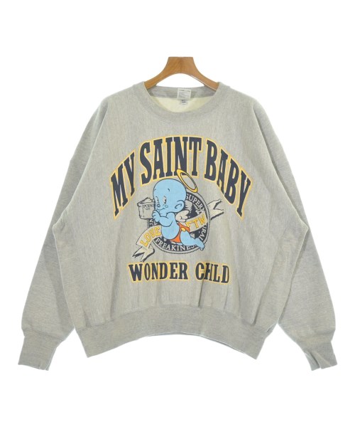 SAINT MICHAEL セントマイケルスウェット メンズ L 薄墨色【中古】【古着】