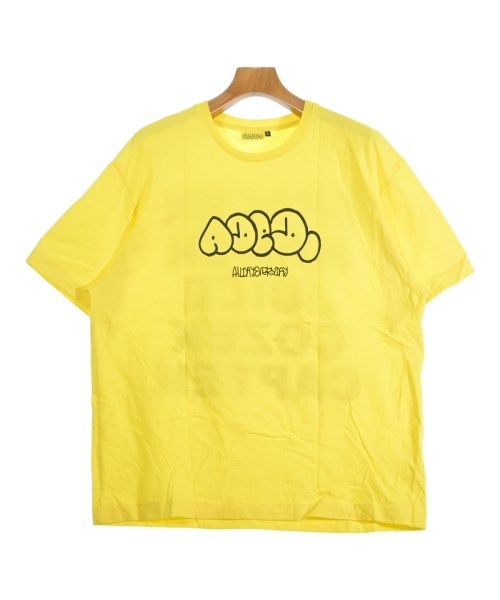 A.D.E.D エーディーイーディー Tシャツ・カットソー メンズ XL 黄 【中古】【古着】