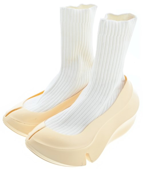 grounds 地べたスニーカー レディース -(22.5糎位) 白【中古】【古着】
