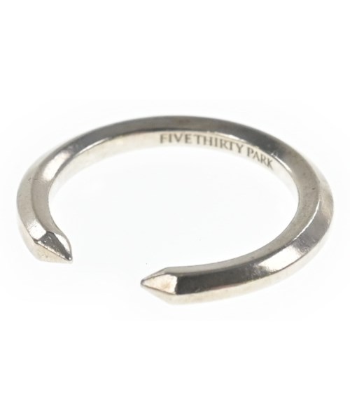 FIVE THIRTY PARK ファイブサーティーパークリング メンズ -(15号位) しろがね色【中古】【古着】