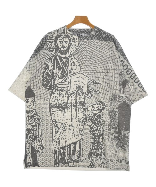 LES SIX レシス Tシャツ・カットソー メンズ 2(M位) グレー(総柄) 【中古】【古着】
