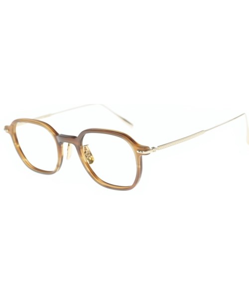 EYEVAN アイヴァンメガネ メンズ - 茶xゴールド【中古】【古着】 眼鏡-バッグ・小物・ブランド雑貨