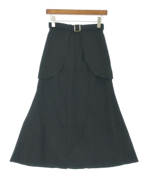PATOU パトゥ ロング・マキシ丈スカート レディース 34(S位) 黒 【中古】【古着】