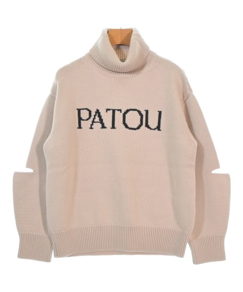 PATOU パトゥ ニット・セーター レディース XS ベージュx黒 【中古】【古着】