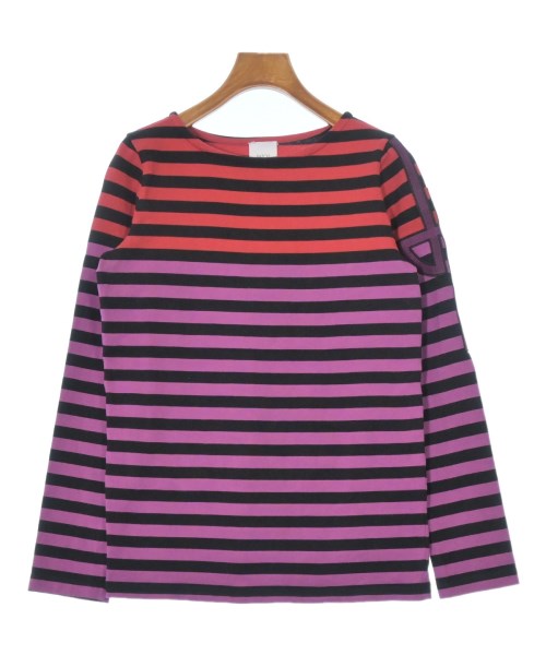 PATOU パトゥプルオーバー・カットソー レディース XS サクラ色x赤x黒(間借り人)【中古】【古着】