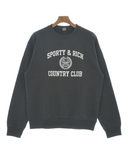 Sporty \u0026 Rich スポーティーアンドリッチスウェット メンズ S うす暗い薄墨色【中古】【古着】