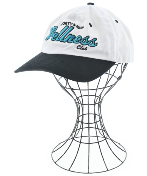 Sporty \u0026 Rich スポーティーアンドリッチキャップ メンズ - 白x黒【中古】【古着】
