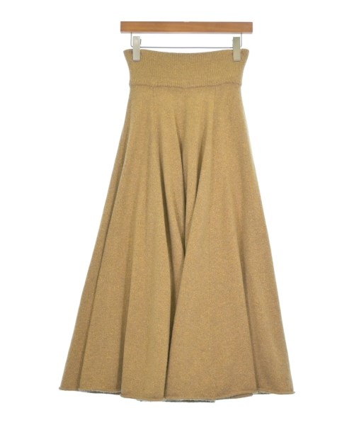 extreme cashmere エクストリームカシミア ロング・マキシ丈スカート レディース -(XS位) ベージュ系(ラメ) 【中古】【古着】