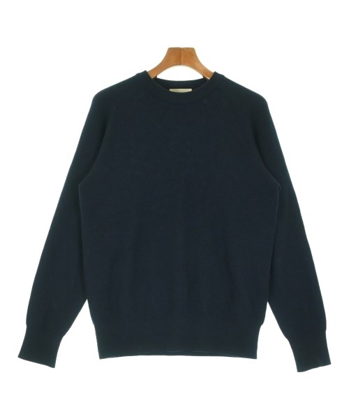 Ithe イザ編み物・プルオーバー メンズ -(M位) 紺【中古】【古着】