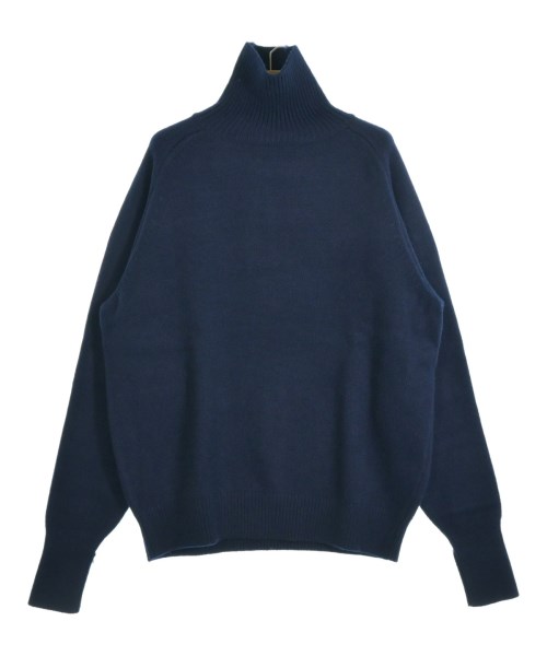 楽天市場】【中古】A．PRESSE23AW ボーダー柄長袖ニットポロシャツ L