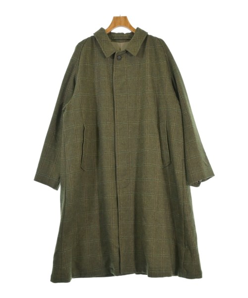 A.PRESSE アプレッセ コート（その他） メンズ 3(L位) カーキ(チェック) 【中古】【古着】